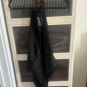 Black Halter Swimsuit